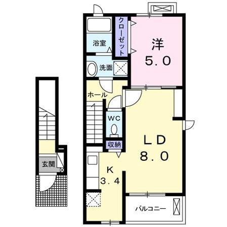 サンセールIIの物件間取画像